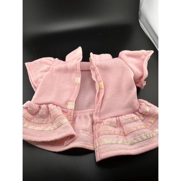 Cabbage Patch Kids PINK HEART Shirt Dress Vtg 1983 Original Fleece CPK - Picture 2 of 12
